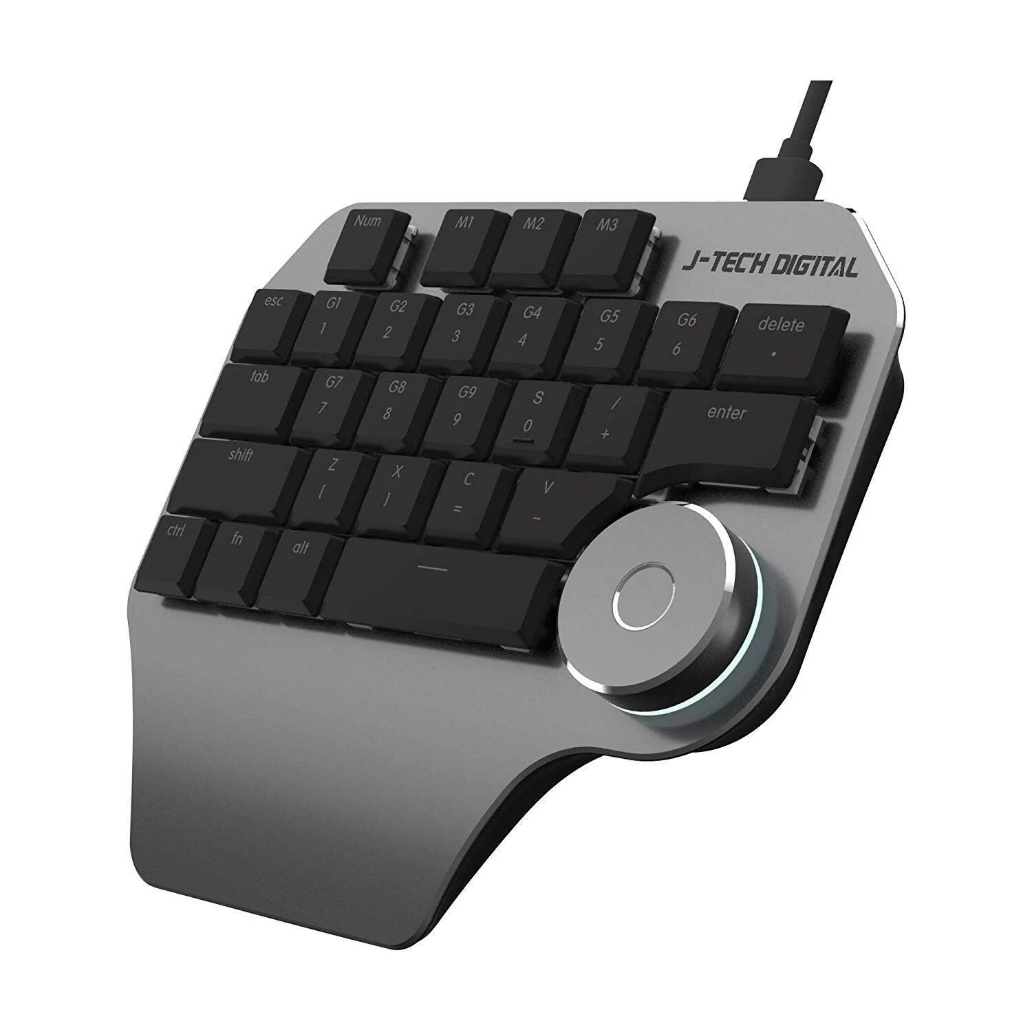 [Discontinued] Designer Mechanical Keyboard Keypad – Backlit/Smart Knob(Black)