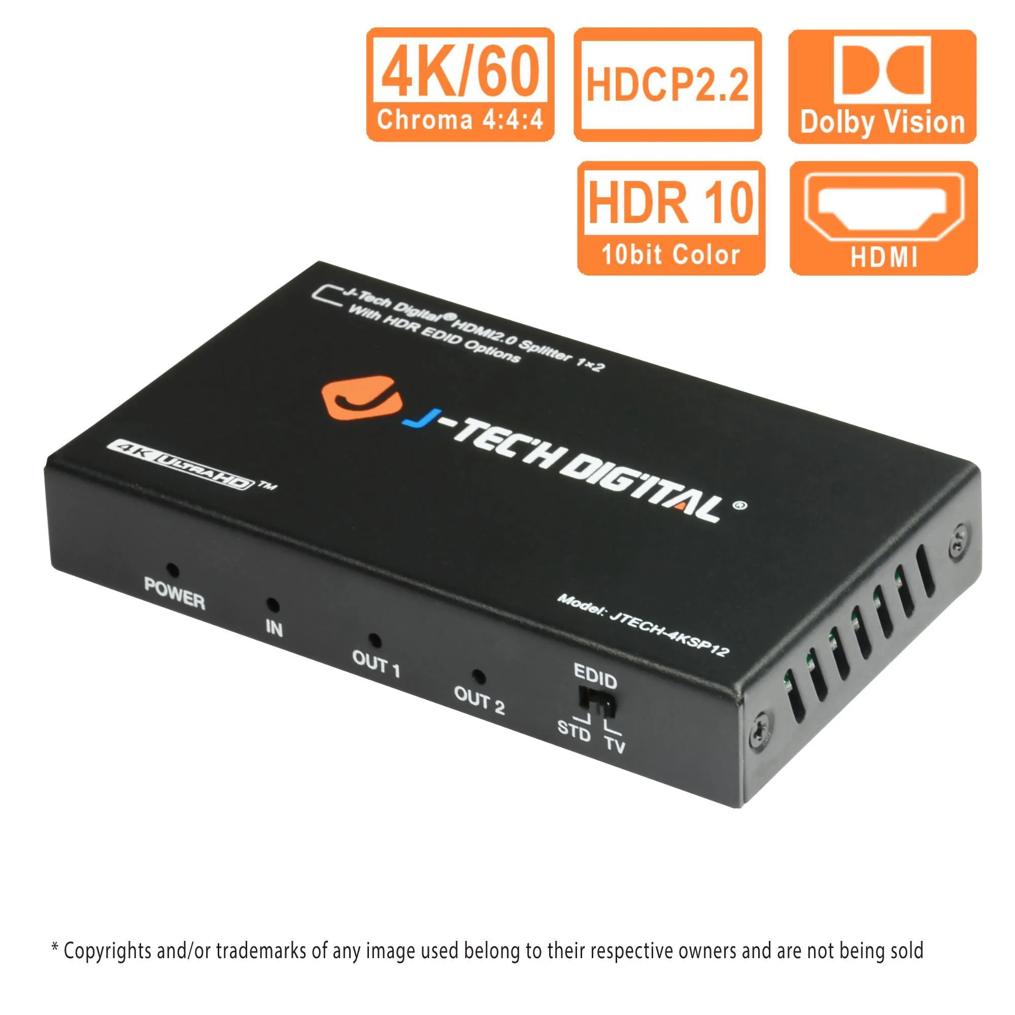 [Discontinued] HDMI Splitter 1 in 2 out 18Gbps 4K2K@60Hz