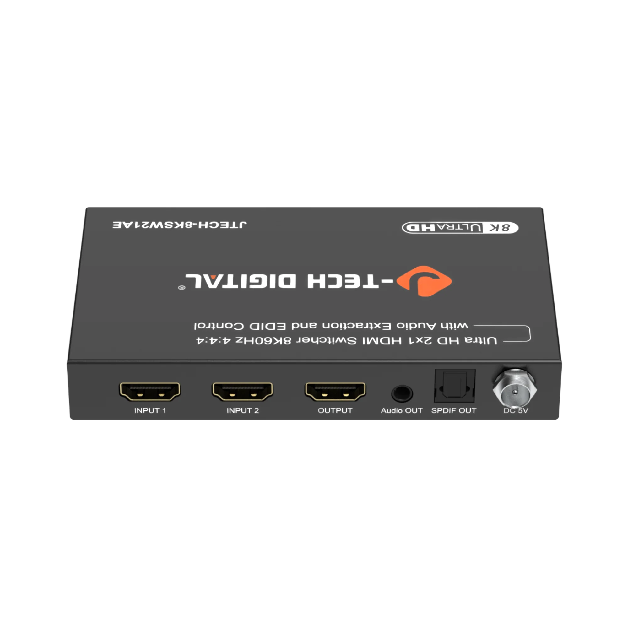 8K 60Hz HDMI Switch 2 In 1 Out with Audio Extraction - Image 2