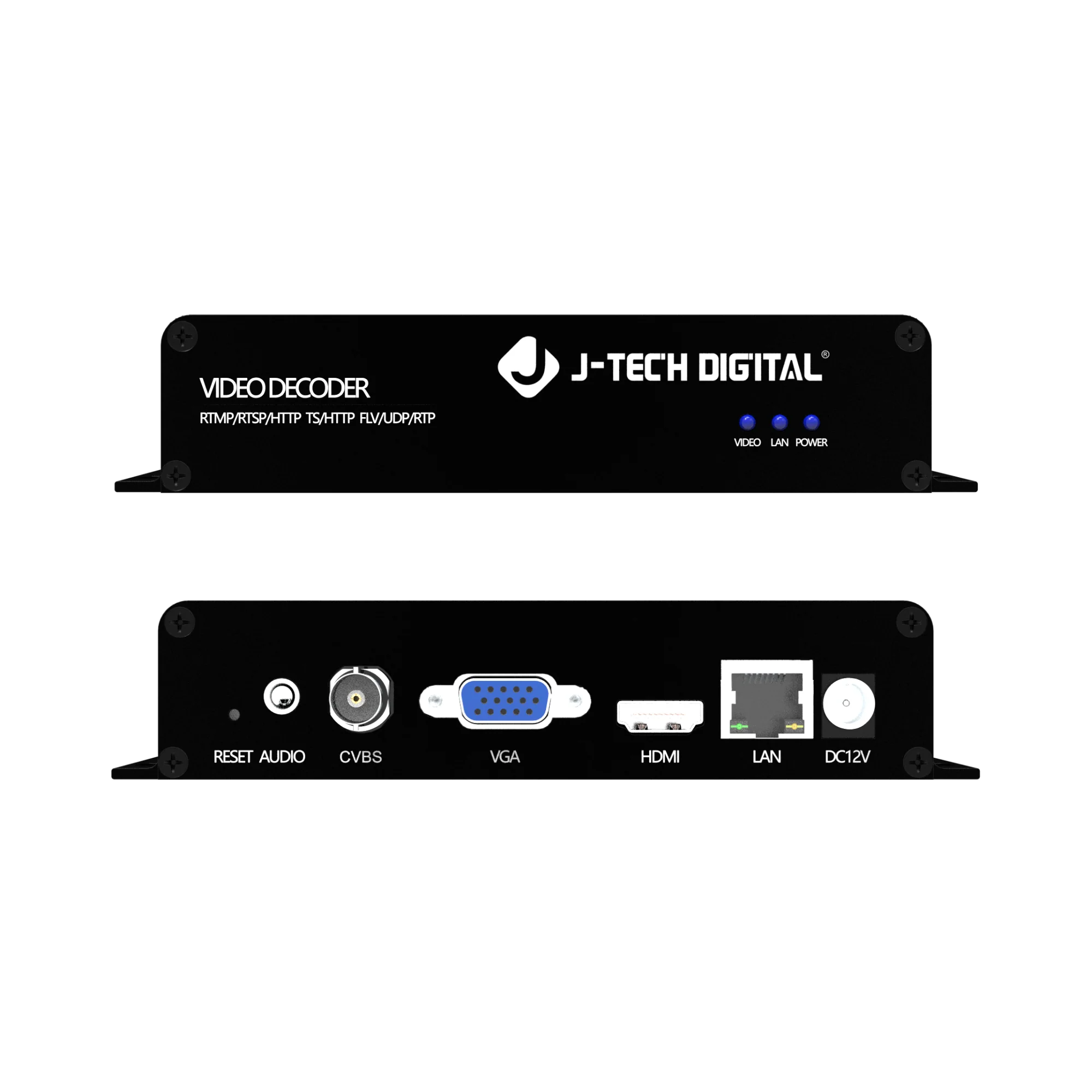 4K 30Hz HDMI H.264/H.265 Decoder Livestream with Audio Output and NDI HX Support - Image 3