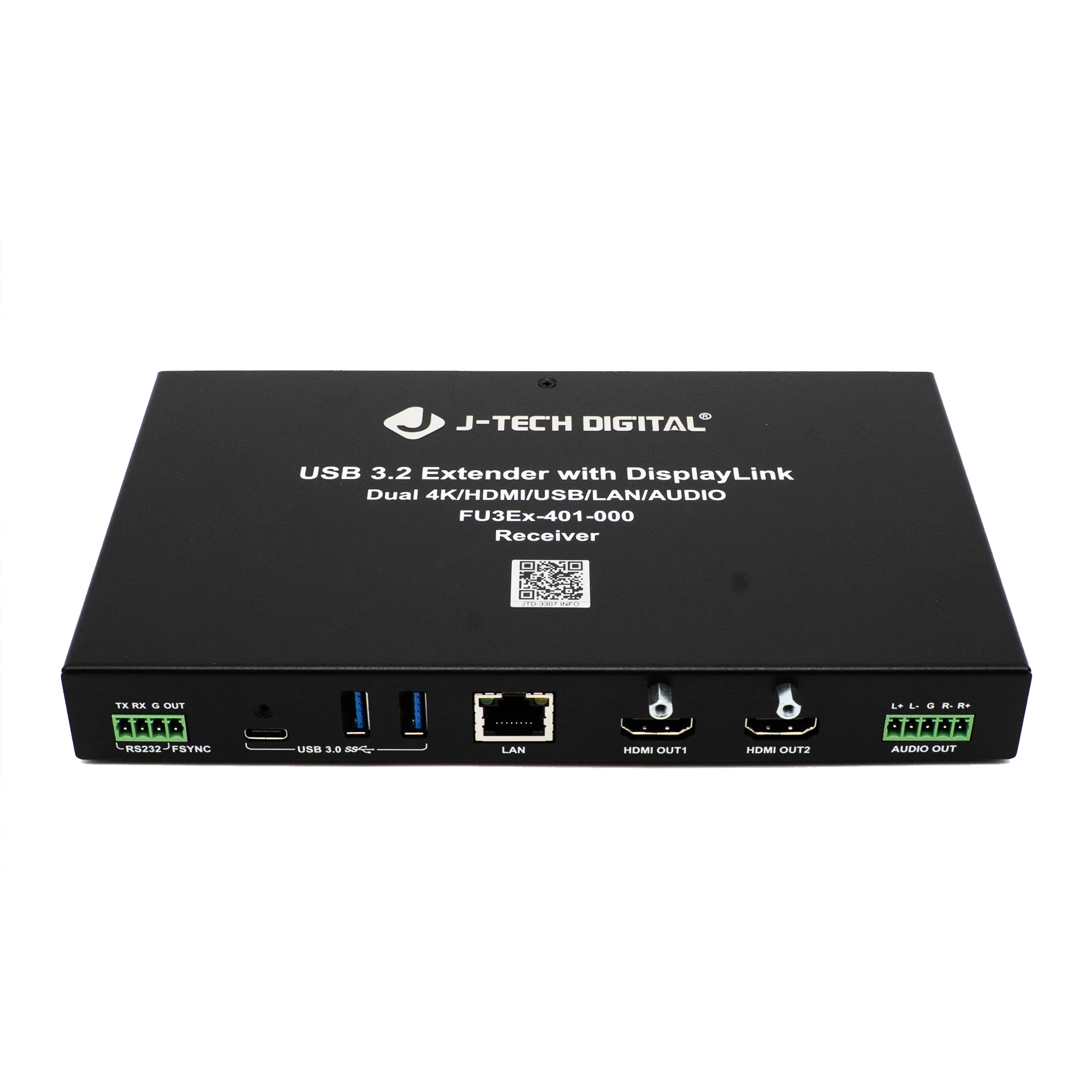 USB 3.2 Wallplate Extender Kit over HDBaseT Cat6A with USB-C Input & Dual HDMI 4K 60Hz Outputs - Image 4